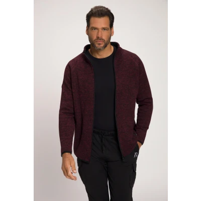Abbildung von JP1880 Sweatjacke, Herren, Größe: 6XL, Aubergine