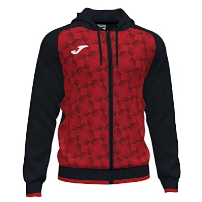 Abbildung von Joma Kapuzenjacke Supernova III Schwarz Rot, 102262.106.S