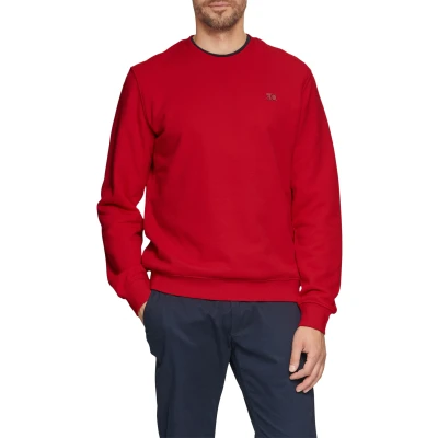 Abbildung von s.Oliver MIT LOGO Detail Sweatshirt, Herren, Größe: 3XL, Himbeere