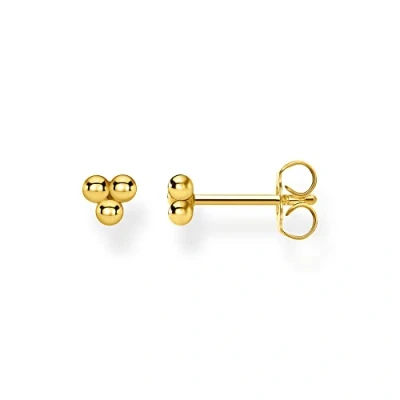 Abbildung von THOMAS SABO Single Ohrstecker Kugeln gold, silber, H2140 001 21, 413 39