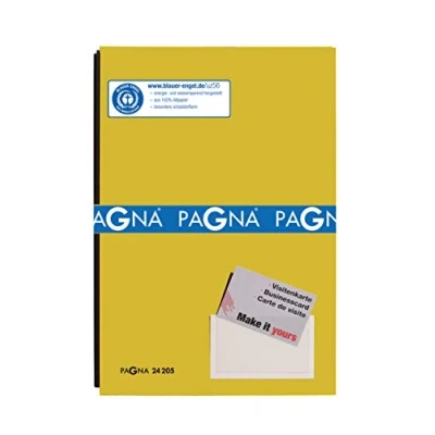 Abbildung von Pagna Unterschriftsmappe gelb, 20 teilig, mit Color Einband und dehnbarem Rücken
