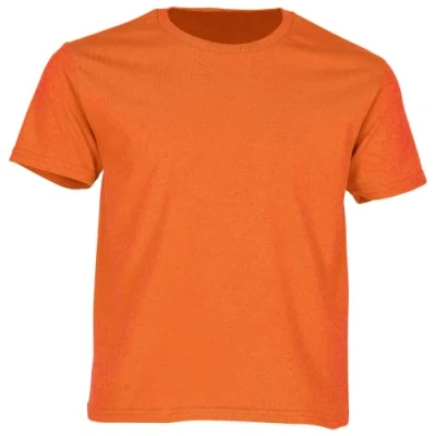 Abbildung von Fruit of the Loom Kids Iconic T Shirt Größe 104 164, Farbe:orange, Größe:164
