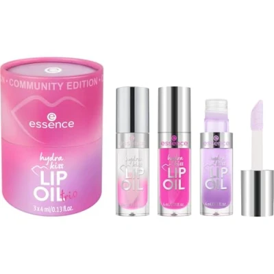 Abbildung von essence Hydra Kiss Lip Oil Trio 01 Lip&#039;s Choice Awards 4 ml