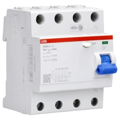 Abbildung von ABB Stotz 2CSF204101R1400 FI Schutzschalter A 4polig 40 0.03 230 V/AC, 400 V/AC