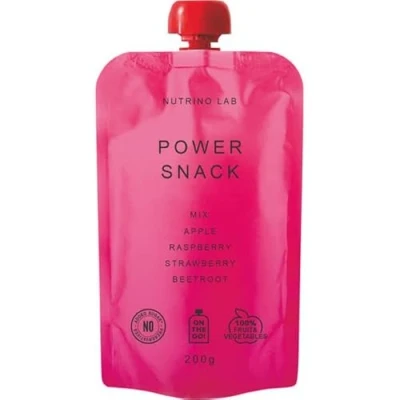 Abbildung von Nutrino Lab Power Snack, Apfel , Himbeer Erdbeer und Rote Bete Püree, 200 g
