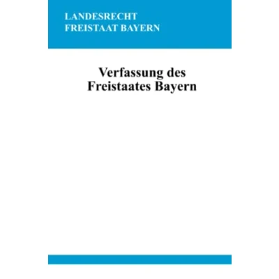 Abbildung von Verfassung des Freistaates Bayern