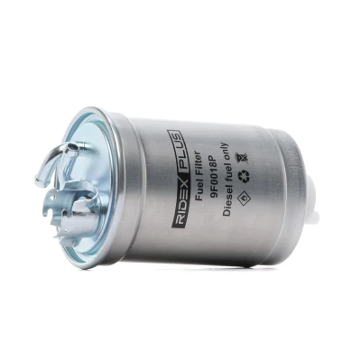 Abbildung von RIDEX PLUS 9F0018P Kraftstofffilter Leitungsfilter 8,0mm VOLKSWAGEN: Transporter 4 Bus, GOLF 2, Pritsche / Fahrgestell