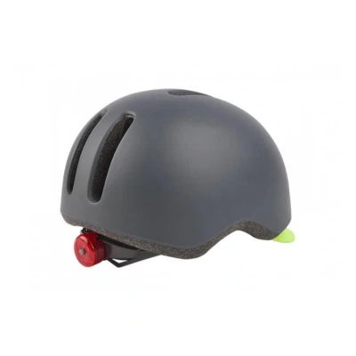 Abbildung von Fahrradhelm Polisport Commuter L (58 61cm) Dunkel Matt Grau / Fluor Gelb
