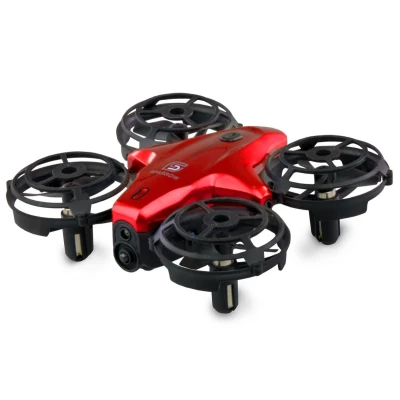 Abbildung von Sparrow RC Mini Drohne rot mit einfacher Steuerung