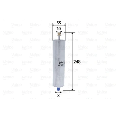 Abbildung von VALEO 587088 Kraftstofffilter Leitungsfilter 8 10 AUDI: A4 B9 Avant, A6 C7 Limousine, Avant