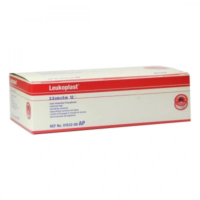 Abbildung von Leukoplast Rollenpflaster, 5 mx2,5 cm, hautfarben (12 Stück)