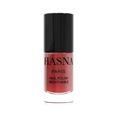 Abbildung von HASNA PARIS Nagellack Halal Éco Responsable Glanz und langanhaltend einfach eine Applikation 6ml (KIRSCHROT)
