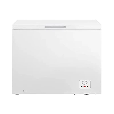 Abbildung von Hisense MCF142F Gefriertruhe, LED Beleuchtung außen, sehr leise, 40 dB, 142 Liter, Abmessungen 62,5 x 55,9 85,4 cm, Klasse F