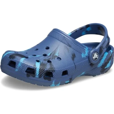 Abbildung von Crocs Unisex Kinder Classic Clog K , Marbled Navy Multi, 28/29 EU