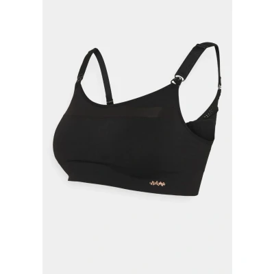 Abbildung von Cache Coeur WOMA Seamless Umstand/Stillen Sport BH, Black XL