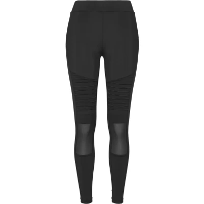 Abbildung von Urban Classics Ladies TECH MESH Leggings Hosen, Damen, Größe: XS, Black