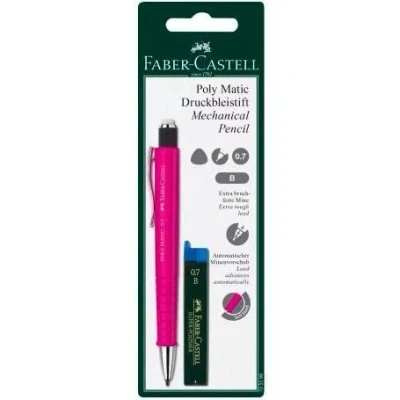 Abbildung von Faber Castell Druckbleistift Poly Matic 0,7 B sortiert Blisterkarte
