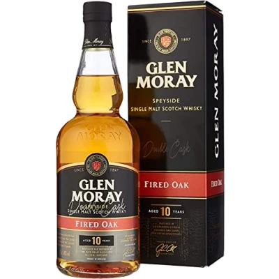 Abbildung von Glen Moray 10 Years Old Fired Oak Single Malt Scotch Whisky (1 x 700)
