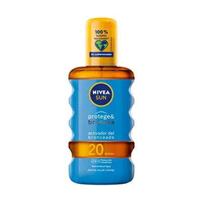 Abbildung von Fp 20 Aceite Solar En Spray &quot;Protege &amp; Broncea&quot;. Protección Media