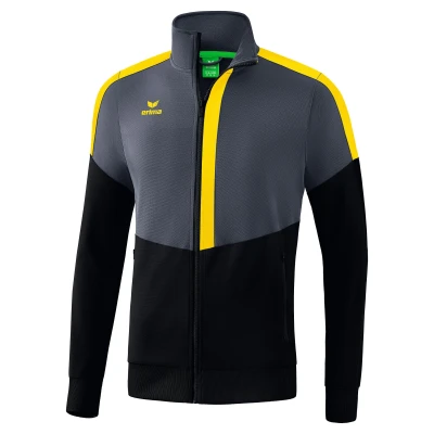 Abbildung von Erima Squad Trainingsjacke Kids grauschwarzgelb, 128 Kinder