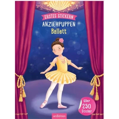 Abbildung von Erstes Stickern Anziehpuppen Ballett: Über 250 Sticker Stickerheft für Kinder ab 3 Jahren