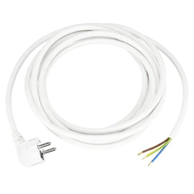 Abbildung von REV Verlängerung, Stromkabel mit Stecker, Ersatzkabel, 5m, 3680W, IP20, Weiss