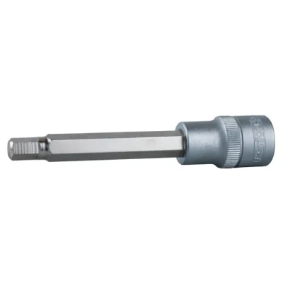 Abbildung von KS TOOLS 911.3465 Steckschlüsseleinsatz DIN 3120, ISO 1174, 7422, DIN7422 19,0 Chrom Vanadium Stahl Innensechskant gerändelt