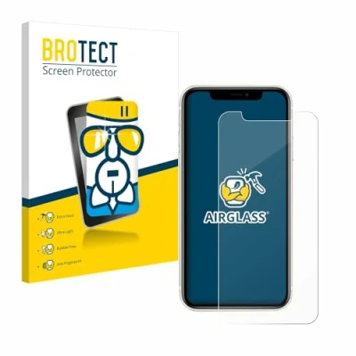 Abbildung von BROTECT Schutzglas für Apple iPhone 11 Schutzfolie Panzer Folie Glas [Extrem Kratzfest 9H, Anti Fingerprint, Ultra Transparent]