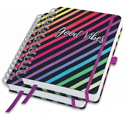 Abbildung von SIGEL JN651/2 Spiralblock Notizblock Bullet Journal Jolie, dot Lineatur, ca. A5, 240 Seiten, vegan, aus nachhaltigem Papier hergestellt