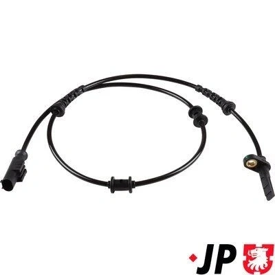 Abbildung von JP GROUP 3397102600 ABS Sensor Hinterachse links, rechts aktiver 960 schwarz FIAT: Ducato II Kastenwagen, III Kastenwagen