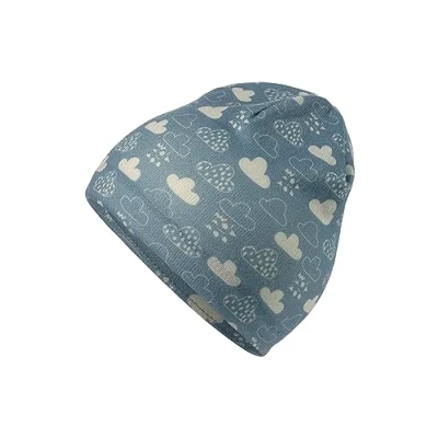 Abbildung von Sterntaler Unisex Kinder Mütze Baby Beanie Wolken, Blau, 43