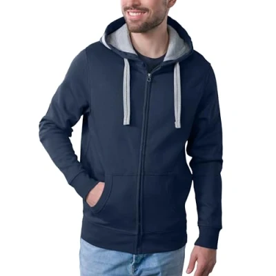 Abbildung von HRM Herren Jas M Kapuzenpullover, Navy, S