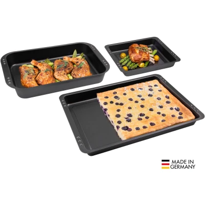 Abbildung von CHG Auflaufform &quot;EasyOven&quot;, Feinblech, (3 St.), Made in Germany