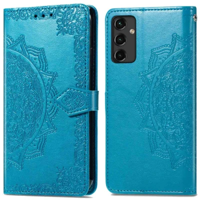 Abbildung von Samsung Galaxy A14 (4G) Hülle Kunstleder iMoshion Klapphülle Handyhülle Türkis