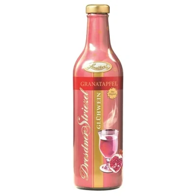 Abbildung von Dresdner Striezel Glühwein von Lausitzer Granatapfel 0,75l 12er Pack 12 x
