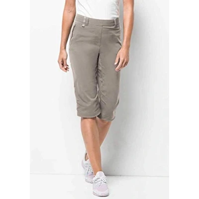 Abbildung von Jack Wolfskin 3/4 Hosen Activate Sporthose, Damen, Größe: 36, Moon rock
