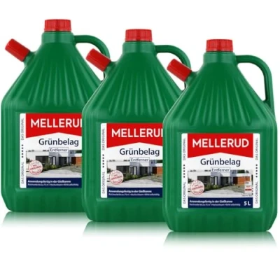 Abbildung von MELLERUD Grünbelag Entferner 3 x 5l zum Entfernen von Algen und