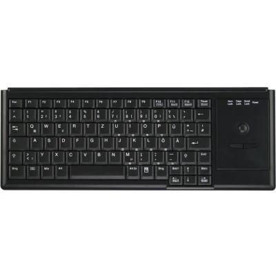 Abbildung von Active Key AK 4400 TU B/GE Ultraflache Trackball Tastatur, Industrie 4.0, USB Schwarz