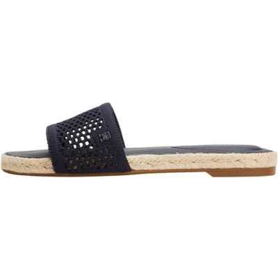 Abbildung von Tommy Hilfiger Pantolette flach, Damen, Größe: 36, Space blue Schuhe