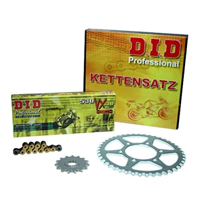 Abbildung von Kettensatz Kawasaki VN 800 Classic, 1996 2006, VN800B, VN800AB, DID X Ring (VX gold) verstärkt