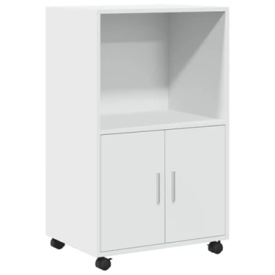 Abbildung von vidaXL Sideboard Rollschrank Weiß 55x40x91 cm Holzwerkstoff (1 St)