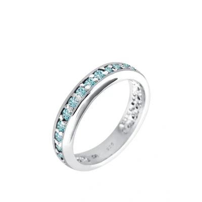 Abbildung von Elli Kristalle Ring, Damen, Größe: 54, Hellblau