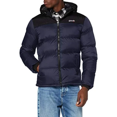Abbildung von Schott UTAH Winterjacke, Herren, Größe: Large, Navy