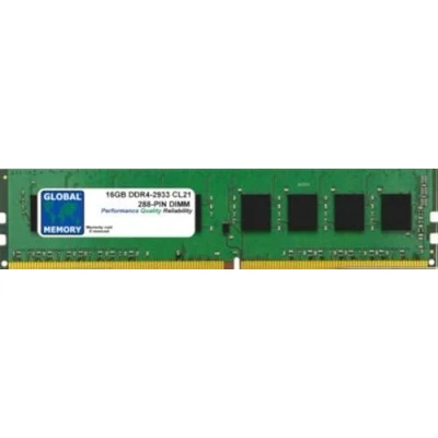 Abbildung von Global Memory 16 GB DDR4 2933 MHz PC4 23400 288 PIN DIMM Speicher RAM für PC Desktops/Motherboards