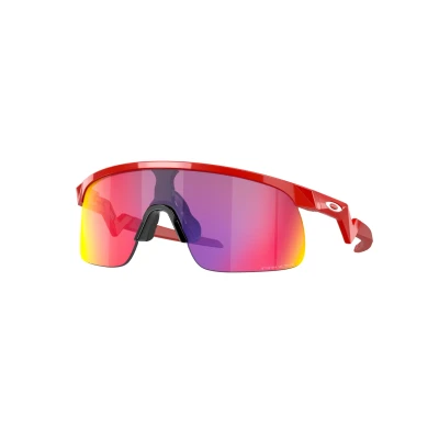 Abbildung von Oakley Kind OJ9010 RESISTOR 901002 Gläser SONNENBRILLEN O_matter Rot Violett Maske Normal Prizm
