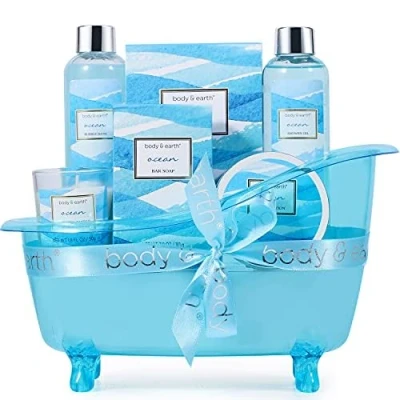 Abbildung von Badeset Ozeanduft Geschenkset Frauen, Geschenke für Wellness Set Geburtstagsgeschenk Mama, Freundin