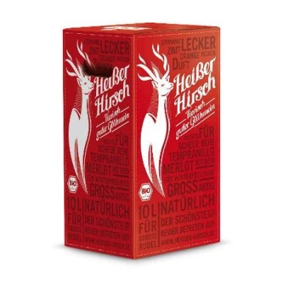 Abbildung von HEISSER HIRSCH Tierisch guter Glühwein (10 l, rot) 10l Bag in box (Kanister)