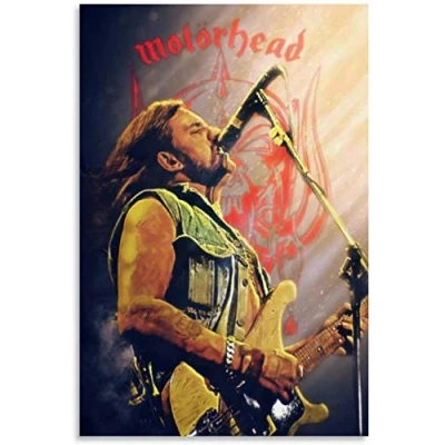 Abbildung von Leinwand Malerei Bild 60x90cm Lemmy Killmister Dekoratives Wohnzimmer Schlafzimmer Poster Wandkunst Bilder Und Drucke Kein Rahmen