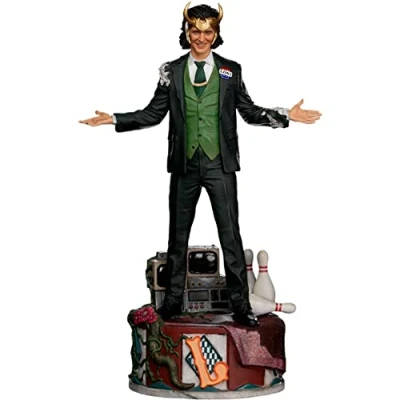 Abbildung von Iron Studios Marvel Loki Präsident Variant Statuette Maßstab 1:10, 25 cm