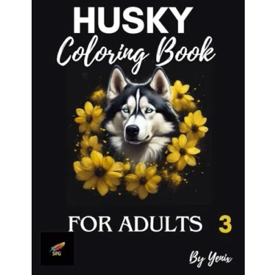 Abbildung von Husky Coloring Book: For Adults 3 (Husky Books Adults, Band 3)